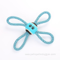 Flower Shape Rope Pet Toy with Tennis Ball